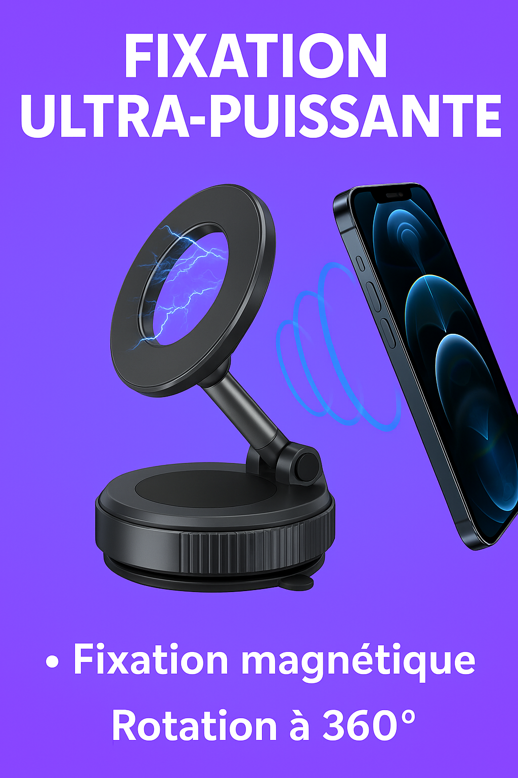 Support Magnétique Élégant pour Téléphone™