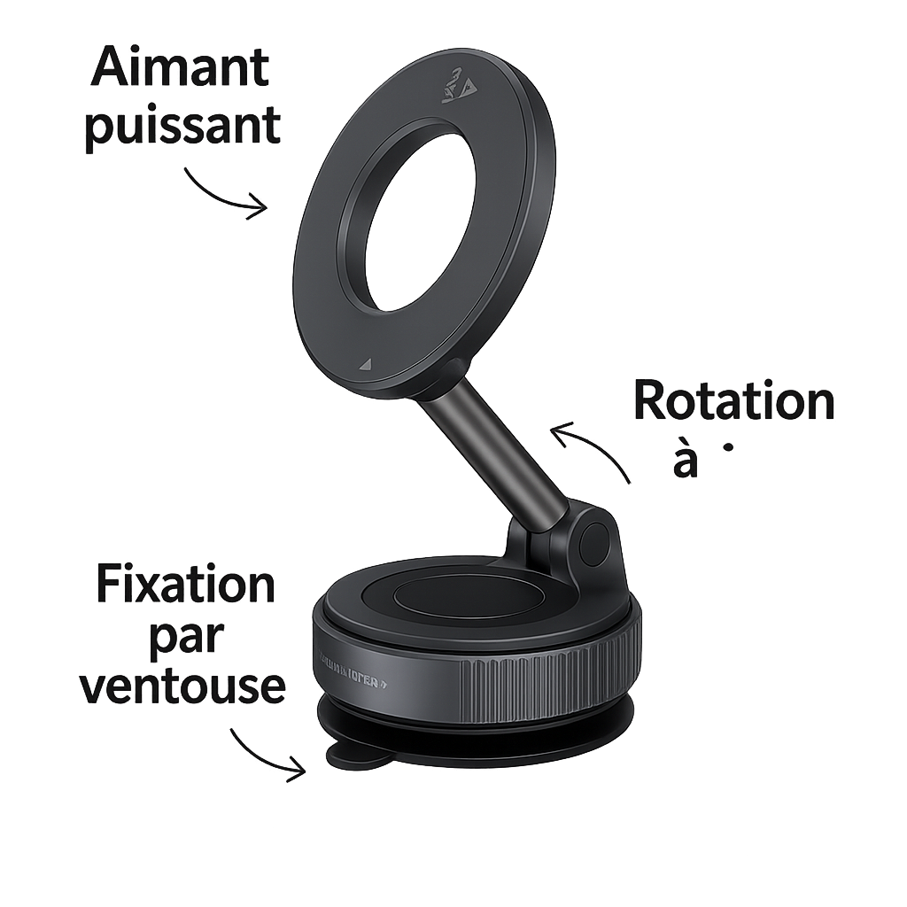 Support Magnétique Élégant pour Téléphone™