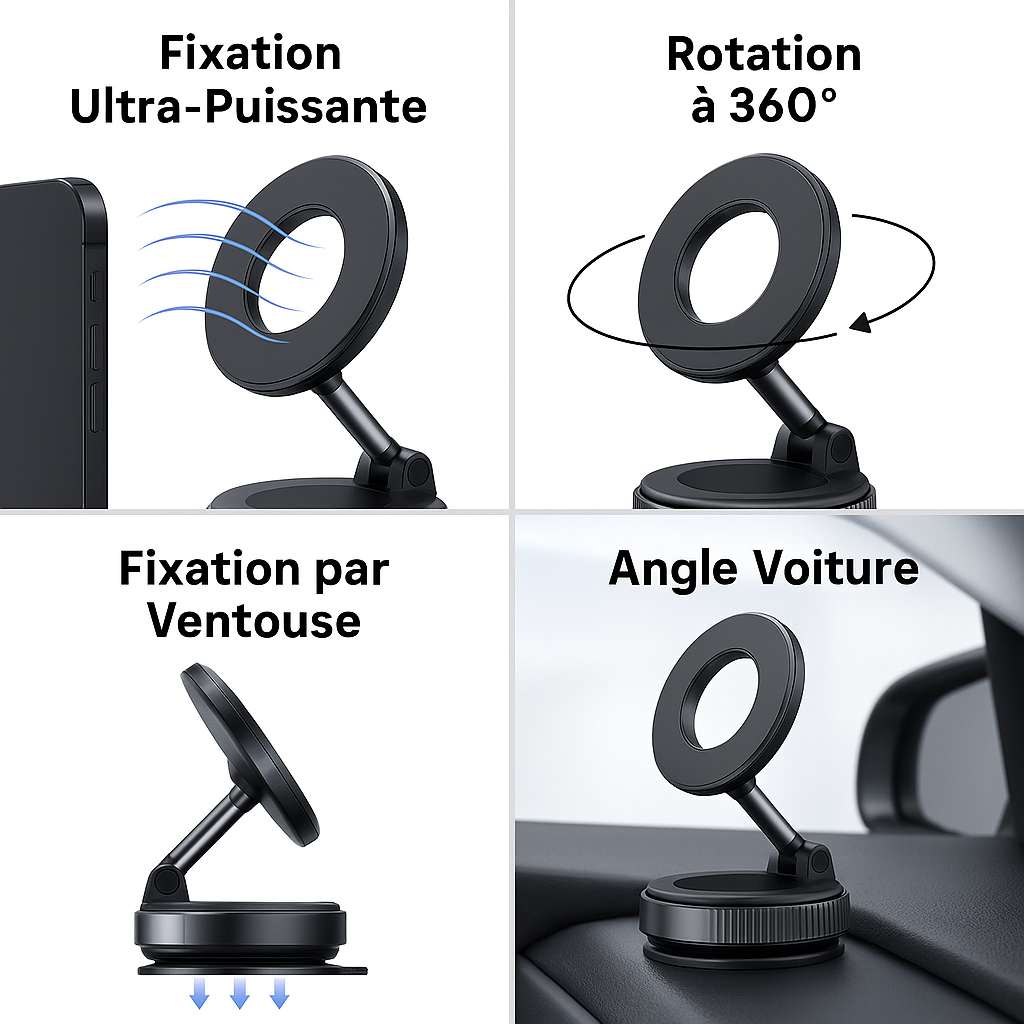 Support Magnétique Élégant pour Téléphone™