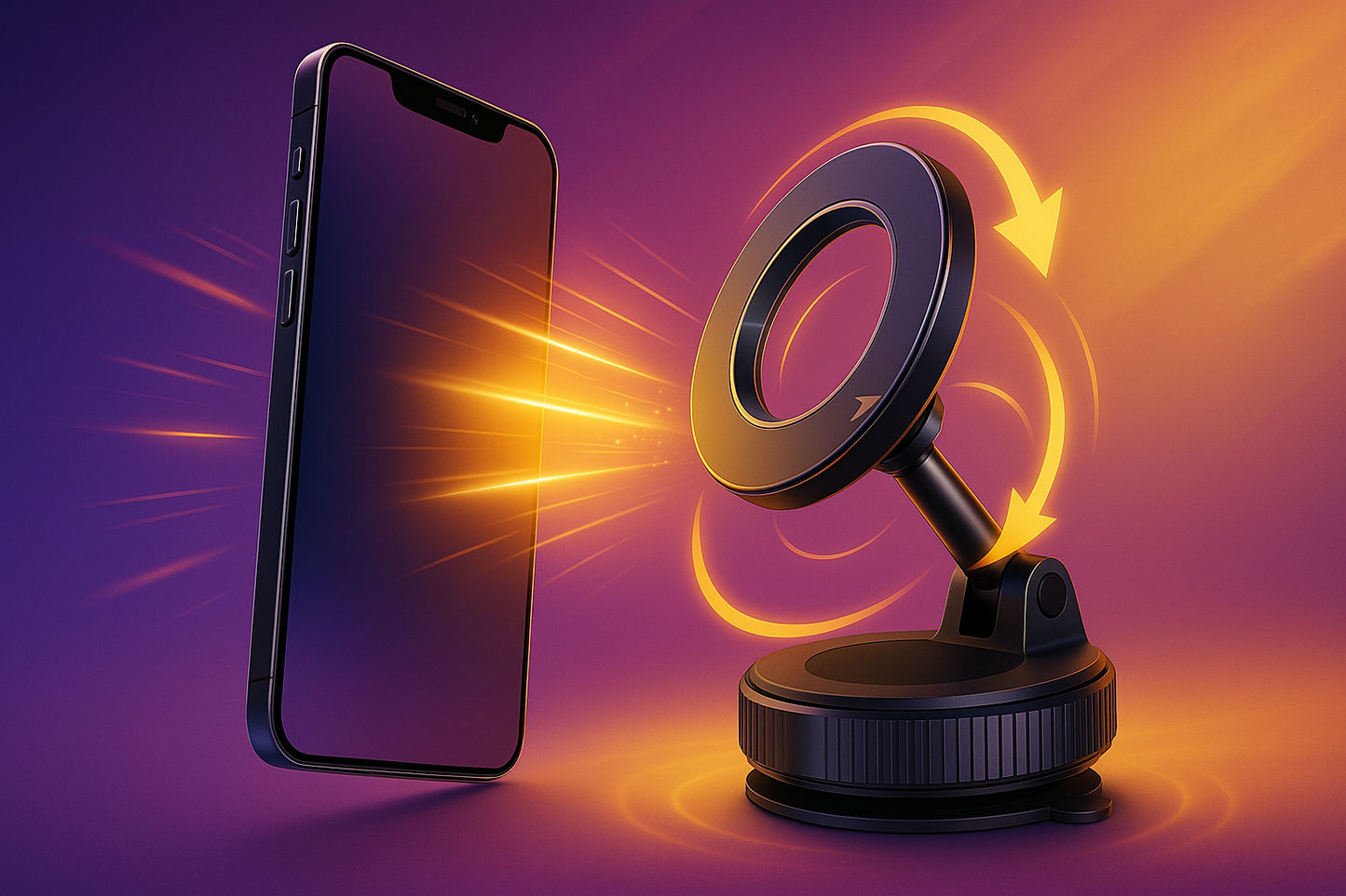 Support Magnétique Élégant pour Téléphone™